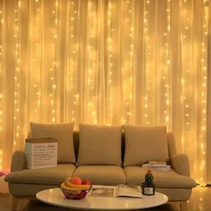 3x1/2/3m Curtain Garland on The Window USB Power Fairy Lights Festoon with Remote New Year Garland Led Lights Christmas Decor