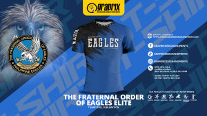 The Fraternal Order of Eagles Elite Full Sublimation T-shirt