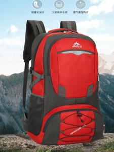 Lightweight Waterproof Outdoor Hiking Backpack Reversible Dual-layer Oxford Cloth Men Women Traveling Trekking Bag with Water Bottle Pocket