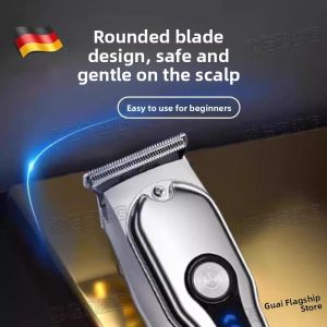 MONLEYTA | German Electric Hair Clipper Professional Carving Self-Haircut Shaver Bald Head Tool Barber Shop Home Use Hair Trimmer