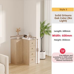 YDYOUDAN | Corner Sofa Side Wine Storage Cabinet 60cm