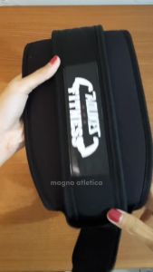 Weight Lifting Belt | Sabuk Fitnes Angkat Beban Powerlifting Velcro | Double Compression Belt Waist Back Support