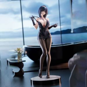 Bandai | Anime Beautiful Girl Hengshan Shijian Black Dress with Detachable Wholesale Cloak - Manual Animation