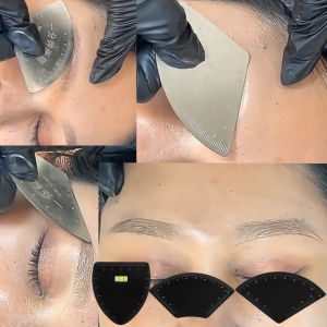 1PC Brow Shaping Stencil Makeup Tool - Multi-Style Reusable Instant Brow Shaper -ง่ายและแม่นยำชุดเครื่องมือการสร้างคิ้วสำหรับผู้หญิง