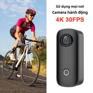 Camera Hành Động SJCAM C100 Plus 4K EIS Chống Nước Giám Sát Khi Đạp Xe Camera Thể Thao Độ Sâu 30M WiFi 2.4G Dành Cho Mũ Bảo Hiểm Xe Đạp Xe Máy