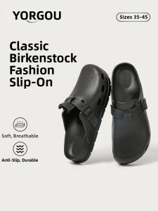 YUANGANG | Mens Closed Toe Anti-slip Slip-on Summer Sandals