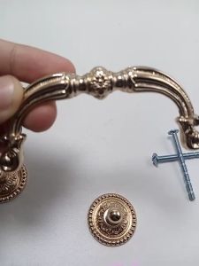 +Skrup Handle Pintu Tarikan Lemari 96 mm A.D5033 Cabinet Handle Pintu Kuningan Brass YANE - Omah Engsel