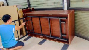 BÀN BIDA MINI LỖ bản cao cấp kích thước 180*90*80cm phụ kiện đầy đủ của Hebron Hàn Quốc