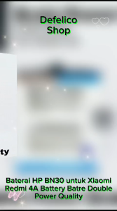 Baterai Batre Batrai HP Xiaomi REDMI 4A Xiomi Mi4A BN30 Mi 4A BN 30 DOUBLE POWER BN-30