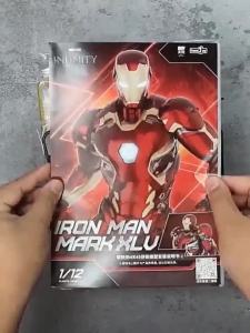 Original Fondjoy Iron Man MK45 Model Kit Infinity Saga Ironman Mark 45 Assembly ABS Joint Movable Kids Toys Boy Birthday Gifts