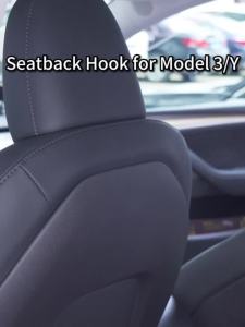 Móc Treo Đồ Tựa Đầu Xe Tesla Model Y Model 3 - Giá Treo Túi Sau Ghế Cho Phụ Kiện Juniper Highland Túi Đựng Đồ Cho Xe Hơi