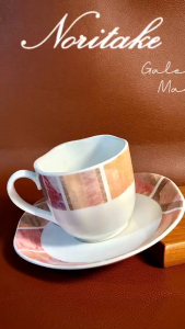 NORITAKE - Galeria Maison - 01 Set Trà Chiều Cam Hồng Hoàng Hôn