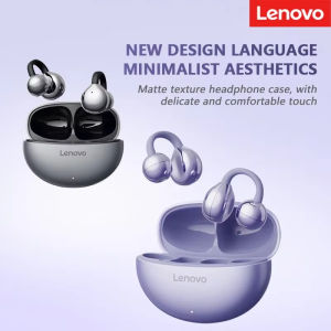 Lenovo | Lenovo TA410 Bluetooth Earbuds Wireless Headphones Ear Clip TWS Earphones Noise Cancelling Sports Gaming Headset for Android iOS