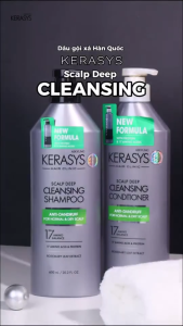 Dầu xả Kerasys Repairing Hàn Quốc phục hồi độ bóng tăng cường chống tia UV cho tóc hư tổn chẻ ngọn 600ml