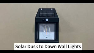 Solar Wall Light PIR Motion Sensor 3 Modes IP65 Waterproof Outdoor Lamp for Garden Patio