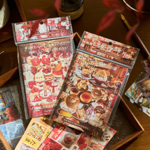 20 sheets Japanese Stationery Sticker Book Laptop Journal Creative Decorative Scrapbook Cartoon Stickers Kids School Account