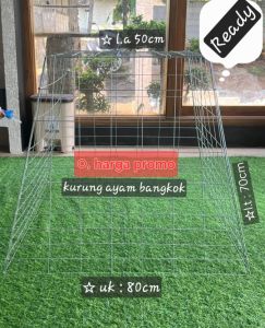 SANGKAR AYAM BANGKOK PIRAMIDA  ANTI KARAT ( galvanis )