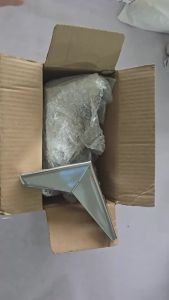 4-Pack 10CM Chrome Metal Furniture Legs Triangle Couch Chair Ottoman Heavy Duty Replacement Feet Set Load 600KG
