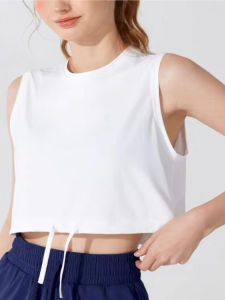 เสื้อกั๊กกีฬาแขนกุดระบายอากาศได้ดีสำหรับฤดูร้อน ทรงหลวม ผ้าไนลอน ผ้ากำมะหยี่ ผ้ากำมะหยี่ ระบายอากาศได้ดี แห้งเร็ว ป้องกันแสงแดด สำหรับผู้หญิง