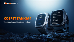 [ใช้คูปอง ลดเหลือ 4492 บ.] KOSPET TANK M4 Rugged Smartwatch With GPS สมาร์ทวอทช์ แผนที่ออฟไลน์ หน้าจอ AMOLED กันน้ำ 10ATM -1Y