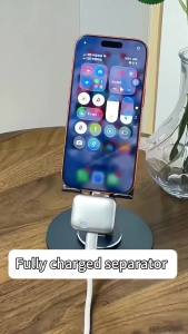1PC Smart Type-C Charging AdapterAuto Cut Off When Fully ChargedUniversal Separator Charger Overnight Unattended Safe Charging