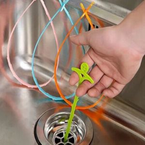 Kitchen Bathroom Sink Pipe Drain Cleaner Pipeline Hair Cleaning Removal Shower Toilet Sewer Anti-blocking Cleaning Tools