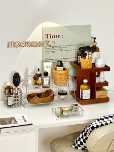 Hộp Đựng Chổi Trang Điểm Thủ Công Bằng Tre Cổ Điển Phong Cách INS Hộp Đựng Đồ Trang Trí Bàn Làm Việc Hộp Đựng Đồ Bằng Nhựa