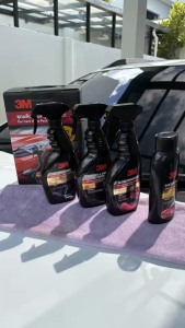 3M™ Car Care Value Pack ชุดผลิตภัณฑ์ดูแลรักษารถยนต์ ชุดสุดคุ้ม  [ แชมพูล้างรถ + น้ำยาเคลือบรถ + น้ำยาเคลือบเบาะหนัง + น้ำยาเคลือบยาง
