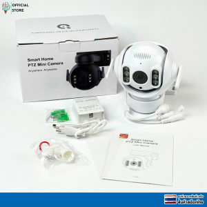 กล้องวงจรปิด WiFi กล้องวงจรปิดกันน้ำไร้สาย หมุนได้ ตรวจจับการเคลื่อนไหว Smart Home PTZ Mini Camera