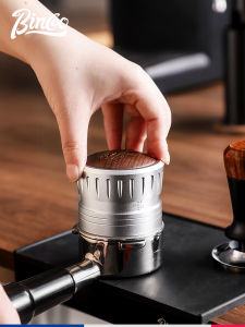 Bincoo Self-Gravity Cloth Powder Dispenser Italian Coffee Tamping Hammer Two-In-One Height Adjustable 58mm Coffee Brewing Tools