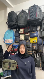 Tas Selempang dan Clutch PEGE Reemy Tas Tangan Pria Wanita Sling Bag 3in1 waterproof Antiair - PG 9077