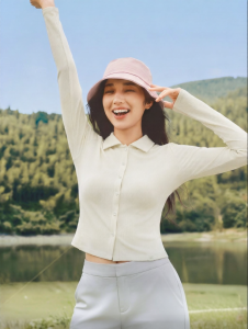 Beneunder | Áo Knitwear Cổ Polo Tay Dài Co Dãn