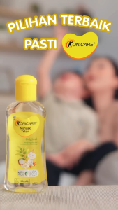 KONICARE Minyak Telon Botol 125 ml Membantu Meredakan Perut Kembung Pada Anak