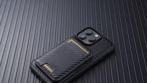 Ốp Điện Thoại Ví Da Giả Sợi Carbon Cho iPhone 18/17/16/15/14/13 Pro Max Với Ngăn Đựng Thẻ Từ Tháo Rời Chống Sốc Bảo Vệ Hai Lớp
