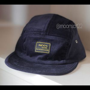 Topi 5 Panel Corduroy premium lidah pendek