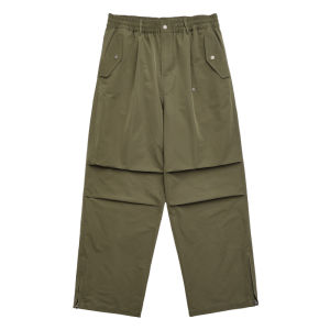 HavenYard Crissrex Store Loose Fit Cargo Pants Casual Trousers Side Zipper Double Pleat Straight Leg Dropshipping Youth Fashion