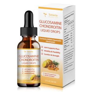 Glucosamine Chondroitin MSM dạng giọt dạng lỏng - Danh sách các mặt hàng đủ điều kiện của FSA HSA Thực phẩm bổ sung Chondroitin Sulfate Nghệ Quercetin Bromelain Dầu MSM Hỗ trợ sức khỏe khớp Thực phẩm bổ sung thuần chay