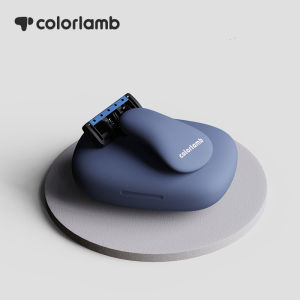 Colorlamb Người Đàn Ông Của dao cạo tay 5 Hai Lớp Lưỡi Dao Cạo Mini Du Lịch dao cạo râu di động Nhập Khẩu Mẹo