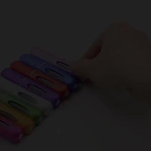 1/4/5Pcs Travel Perfume Bottle Refillable Portable Mini Atomizer Spray Refill Bottle Women Pocket Dispenser Cologne Sprayer 5ml