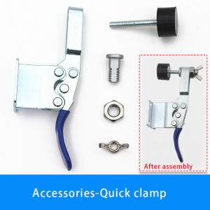 All Metal Pocket Hole Jig Kit with Quick Clamp and Step Drill Bits Easy Use 2 Holes Pocket Hole Screw Jig System MD30