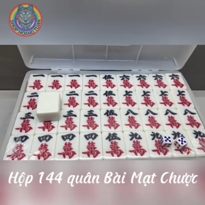 Hộp 144 Quân Mạt Chược Lớn Size #42 - Bài Mahjong Thượng Hạng.