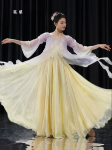FULLBELIEF | Tang Style Classical Dance Performance Costume Loose Fit Two-piece Set