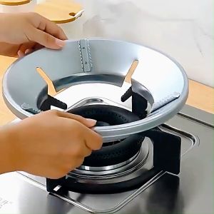 8 Hole Thick Windproof High Efficiency Gas Stove Energy Saving Cover Heat Insulation Pot Holder Wind Shield Brack For LPG Cooker Home Kitchen