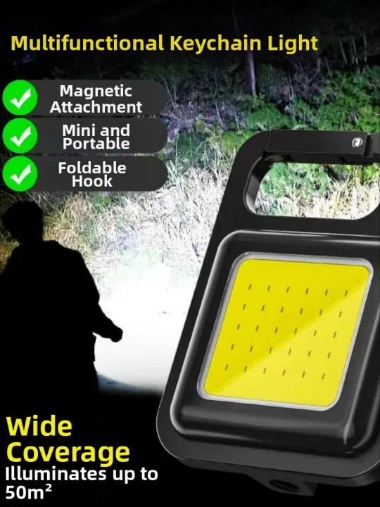 Ultra Bright Multi-functional Portable Emergency Rechargeable Mini Work ...