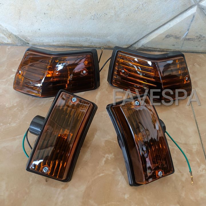 LAMPU SEIN VESPA PX KUNING SMOKE IMPORT