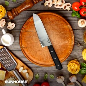 Dao làm bếp đa năng Sunhouse KS-KN165KS-  thép SUS420J2 không gỉCông nghệ mài đơn hàng chính hãng Bảo Hành 12 Tháng