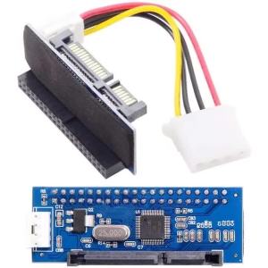 Bộ Chuyển Đổi Ổ Đĩa 40Pin IDE/PATA Sang SATA Cái Với Cáp SATA 7Pin Cho Ổ Cứng Máy Tính Để Bàn 35 Inch