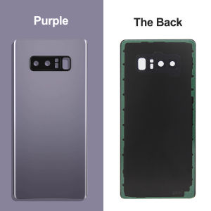 LCD Battery Back Cover For Samsung Note 8 N950F Battery Back Cover Glass Panel Rear Door Battery Housing Case Adhesive Replace