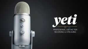 Blue Yeti USB Microphone with Blue VO!CE for Recording Streaming Gaming Podcasting on PC and Mac Condenser Mic for Laptop/PC