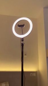 TRIPOD RINGLIGHT 26CM + TRIPOD 21 METER MAKE UP VLOG LAMPU RING LIGHT LED